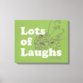 Sesamstraat | Veel lachen sinds 1969 Canvas Afdruk (Voorkant)