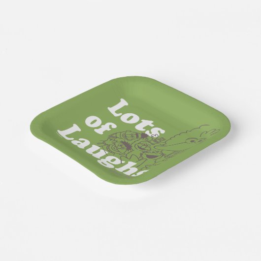 Sesamstraat | Veel lachen sinds 1969 Papieren Bordje (Gebogen)