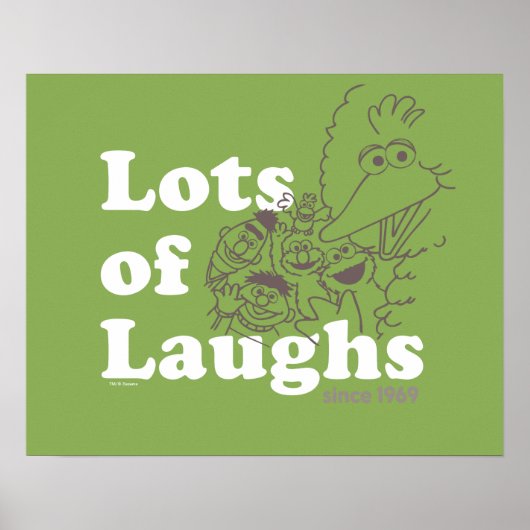 Sesamstraat | Veel lachen sinds 1969 Poster (Voorkant)