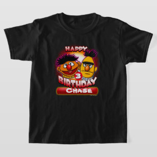 Sesamstraat Verjaardag van Bert & Ernie T-shirt