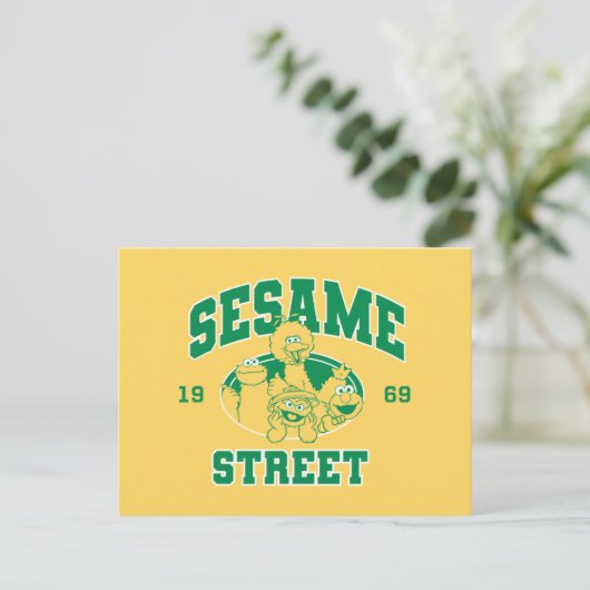Sesamstraat | Vintage 1969 Briefkaart (Staand voorkant)