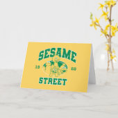 Sesamstraat | Vintage 1969 Kaart (Gele Bloem)