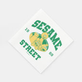 Sesamstraat | Vintage 1969 Servet (Hoek)