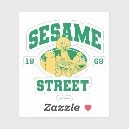 Sesamstraat | Vintage 1969 Sticker (Vel)