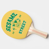 Sesamstraat | Vintage 1969 Tafeltennisbatje (Zijkant)