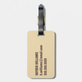 Sesamstraat | Vogelteam speler Bagagelabel (Achterkant verticaal)