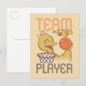 Sesamstraat | Vogelteam speler Briefkaart (Voorkant / Achterkant)