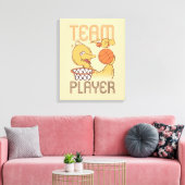 Sesamstraat | Vogelteam speler Canvas Afdruk (Insitu (Woonkamer))
