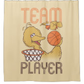 Sesamstraat | Vogelteam speler Douchegordijn (Voorkant)