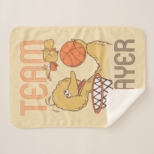 Sesamstraat | Vogelteam speler Sherpa Deken (Voorkant (horizontaal))