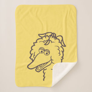 Sesamstraat   Vogelvogels Bright Sherpa Deken