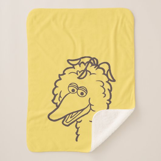 Sesamstraat | Vogelvogels Bright Sherpa Deken (Voorkant)