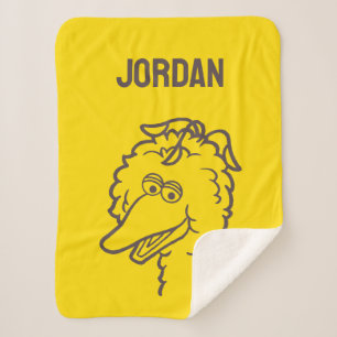 Sesamstraat   Vogelvogels Bright Sherpa Deken