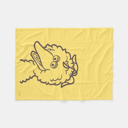 Sesamstraat | Vogelvogels Fleece Deken (Voorkant (Horizontaal))