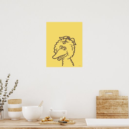 Sesamstraat | Vogelvogels Poster (Keuken)