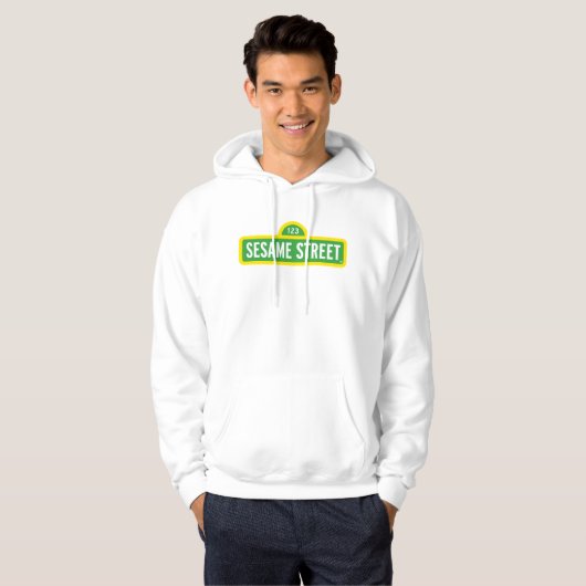 Sesamstraat | Volledige kleur Logo Hoodie (Voorkant volledig)