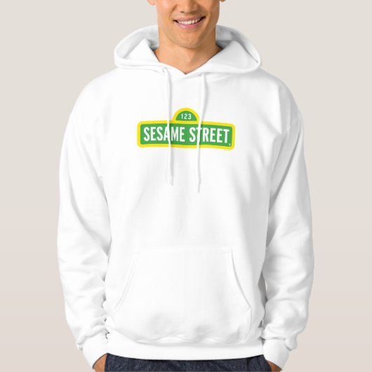 Sesamstraat | Volledige kleur Logo Hoodie (Voorkant)
