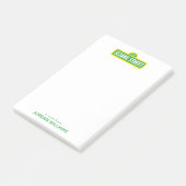 Sesamstraat | Volledige kleur Logo | Jouw namen to Post-it® Notes (Schuin)
