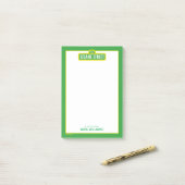 Sesamstraat | Volledige kleur Logo | Jouw namen to Post-it® Notes (Op bureau)