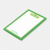 Sesamstraat | Volledige kleur Logo | Jouw namen to Post-it® Notes (Schuin)