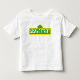 Sesamstraat   Volledige kleur Logo Kinder Shirts