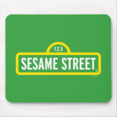 Sesamstraat | Volledige kleur Logo Muismat (Voorkant)