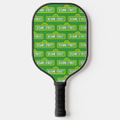 Sesamstraat | Volledige kleur Logo Pickleball Paddle (Voorkant)