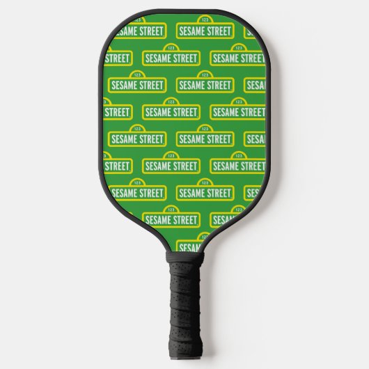 Sesamstraat | Volledige kleur Logo Pickleball Paddle (Voorkant)
