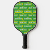 Sesamstraat | Volledige kleur Logo Pickleball Paddle (Achterkant)