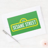 Sesamstraat | Volledige kleur Logo Rechthoekige Sticker (Envelop)