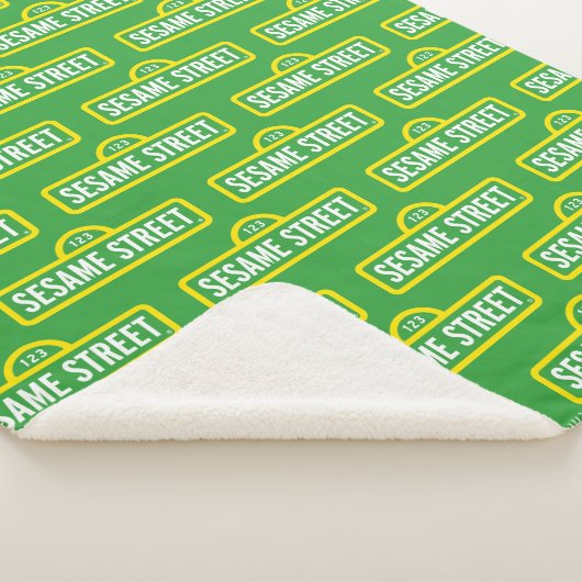 Sesamstraat | Volledige kleur Logo Sherpa Deken (3/4)