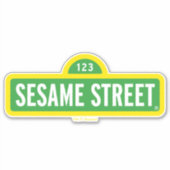 Sesamstraat | Volledige kleur Logo Sticker (Voorkant)
