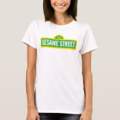 Sesamstraat | Volledige kleur Logo T-shirt (Voorkant)