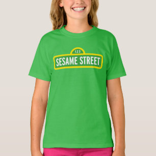 Sesamstraat   Volledige kleur Logo T-shirt