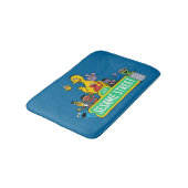 Sesamstraat | Volledige kleur met maten Badmat (Gekanteld)