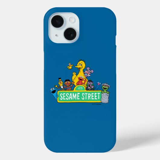 Sesamstraat | Volledige kleur met maten Case-Mate iPhone Case (Achterkant)
