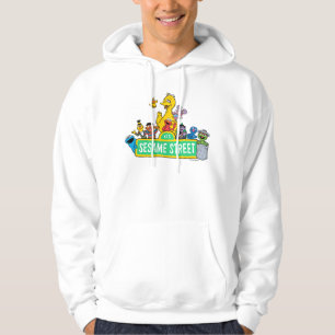 Sesamstraat Volledige kleur met maten Hoodie