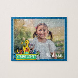 Sesamstraat Volledige kleur met maten Legpuzzel