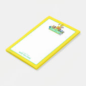 Sesamstraat | Volledige kleur met maten | Naam toe Post-it® Notes (Schuin)