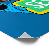 Sesamstraat | Volledige kleur met maten Poster (Hoek)