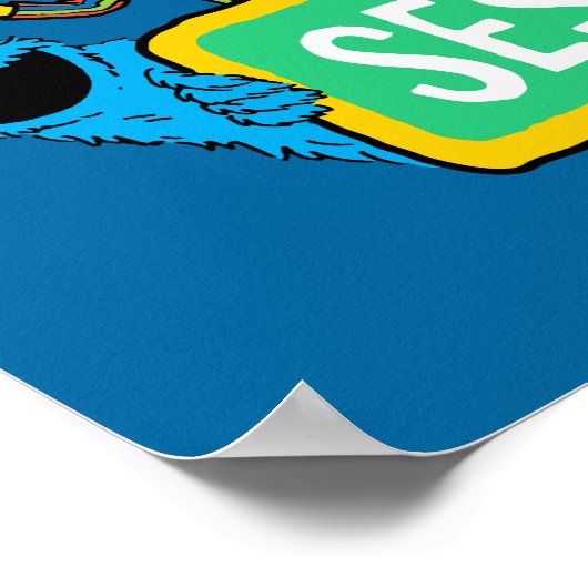 Sesamstraat | Volledige kleur met maten Poster (Hoek)