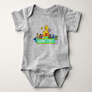 Sesamstraat   Volledige kleur met maten Romper