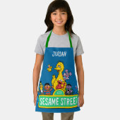 Sesamstraat | Volledige kleur met maten Schort (Insitu)