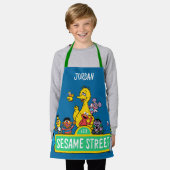 Sesamstraat | Volledige kleur met maten Schort (Gedragen)