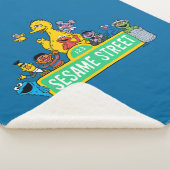 Sesamstraat | Volledige kleur met maten Sherpa Deken (3/4)