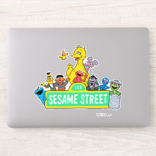 Sesamstraat Volledige kleur met maten Sticker