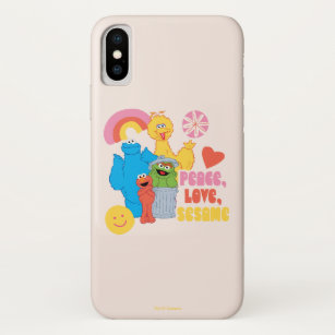 Sesamstraat   Vrede, liefde, Sesame Case-Mate iPhone Case