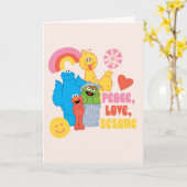 Sesamstraat | Vrede, liefde, Sesame Kaart (Gele Bloem)