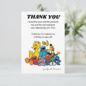 Sesamstraat Vrienden 1e verjaardag - Hartelijk dan Kaart (Staand voorkant)