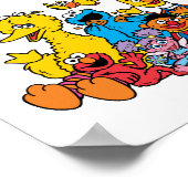 Sesamstraat Vrienden 1e Verjaardag Kaarten & Cadea Poster (Hoek)